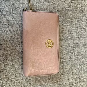 Michael Kors Blush Pink Leather Wallet